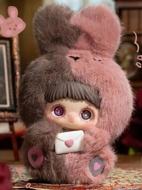 May I Love You Blindbox By Toptoy Holding Heart Letter - Pink & Brown NWOT